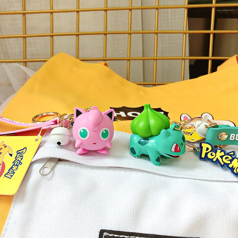 

Keychain Pokemon figures Psyduck Cleffa Jenny Turtle pikachu toys action figure model Pokemon toy doll Halloween gift for kids