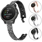 Женский бриллиантовый ремешок для наручных часов Garmin Vivoactive 4 3, ремешок для часов Vivomove HR Garmin MoveActive, ремешок для часов 20 мм 22 мм