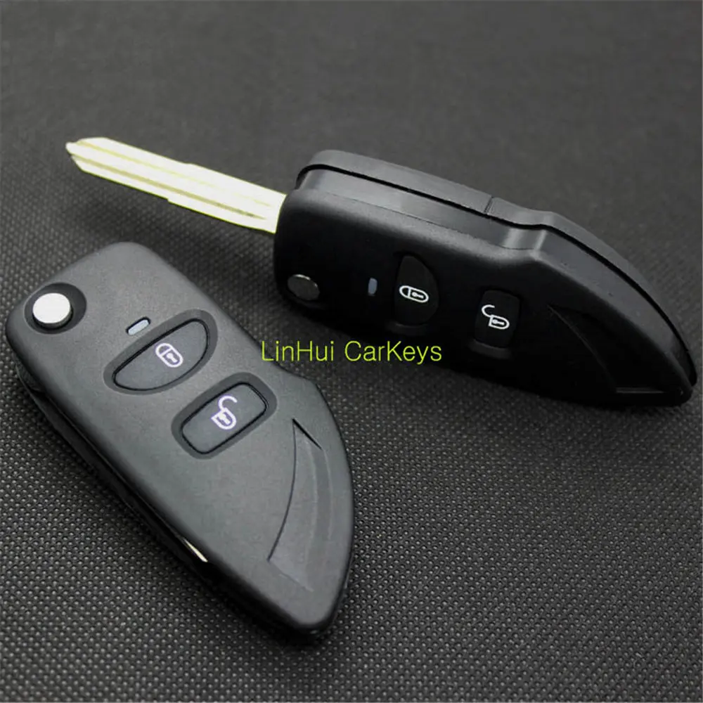 PINECONE для KIA SPORTAGE 2 кнопки чехол ключа корпус необработанное Латунное лезвие