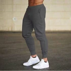 Брюки мужские спортивные для бега, брендовые штаны для бега, облегающие тренировочные штаны для фитнеса и бодибилдинга