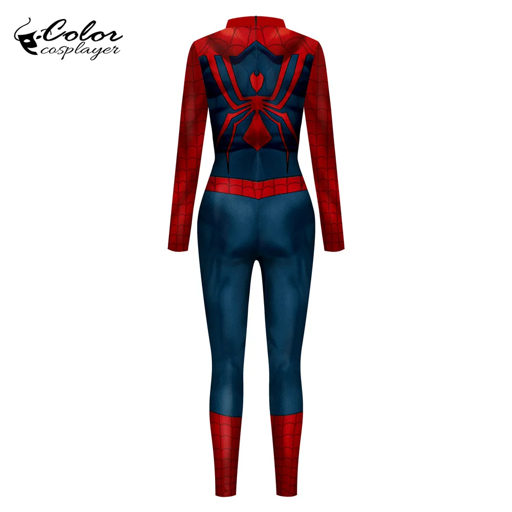 Цветной Косплей er Peter Parker карнавальный костюм для мужчин