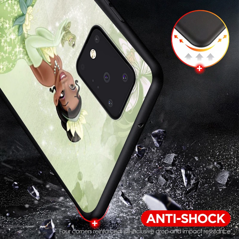 

The Princess and the Frog For Samsung Note 20 10 8 9 M02 M31 S M60S M40 M30 M21 M20 M10 S Ultra Pro Plus Black Phone Case