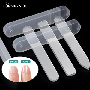 SENIGNOL Nail File Women Buffing Transparent Sanding Polishing  Durable Nano Glass File Manicure Pro in Pakistan