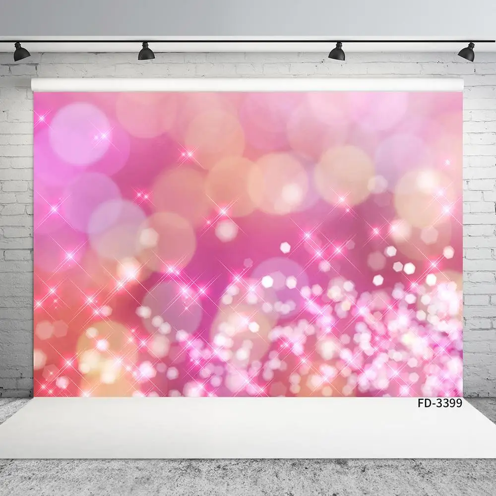 Виниловый вечерние для портретной фотосъемки с изображением розовых блесток