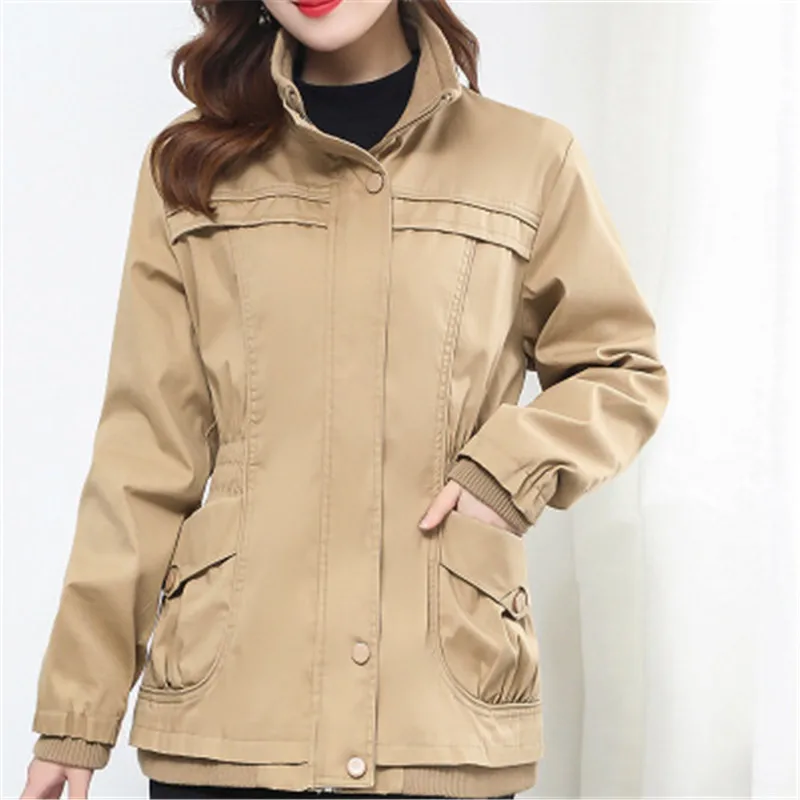 

Куртка женская демисезонная, с длинным рукавом, разноцветная, приталенная, 151