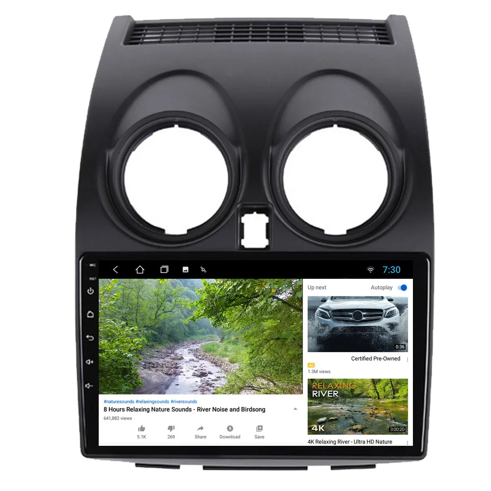 Автомобильная Мультимедийная система RoverOne для Nissan Qashqai 2008 2014 Android 10