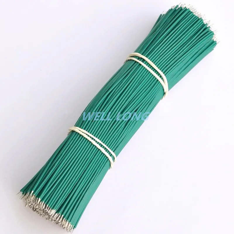 Green 100 pcs/lot) Wire 150mm, UL-1007 26AWG Wire, Cable,10 colors to choose - Цвет: Green