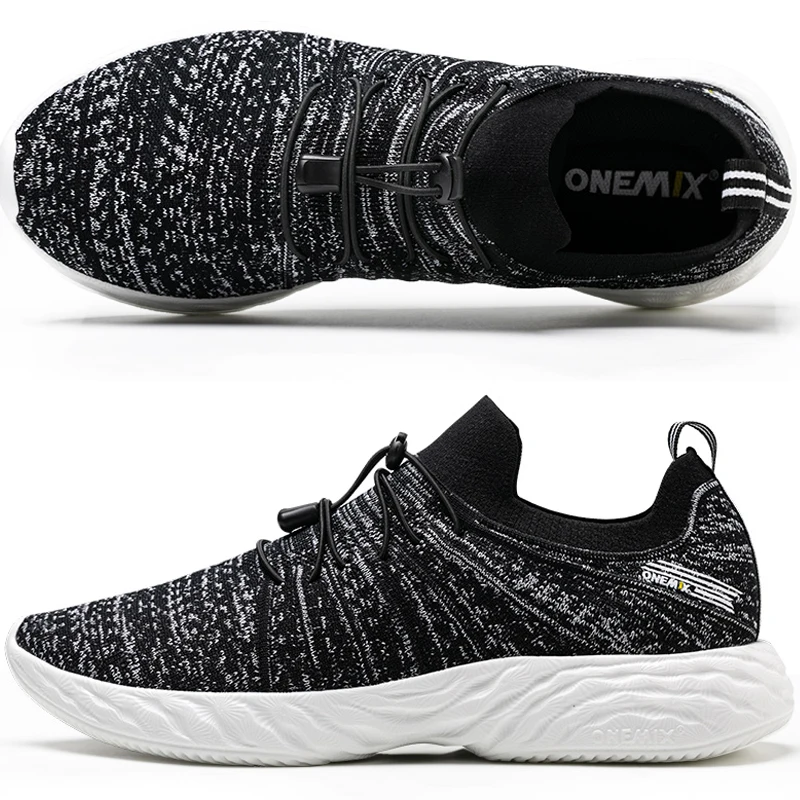 Мужские кроссовки для бега ONEMIX дышащие с дышащей вязкой унисекс легкие
