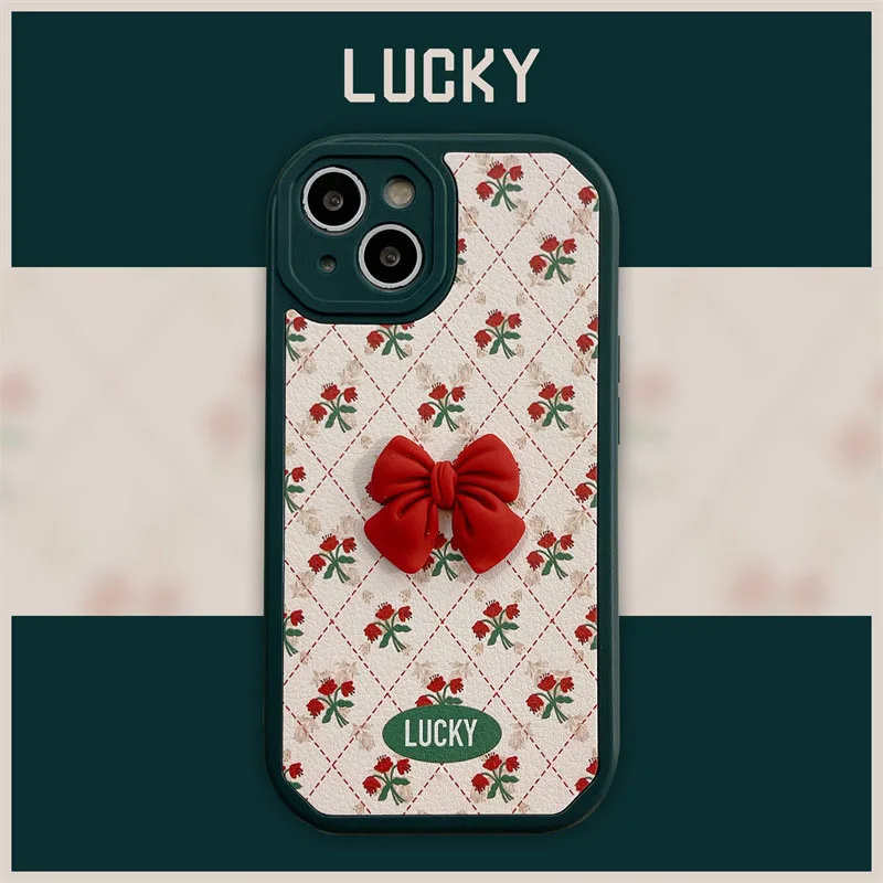 

Цветок с алмазным бантом для iPhone 11 12 13 X XS XR XS MAX, защитный чехол для телефона, простой стиль, Женский чехол и чехол