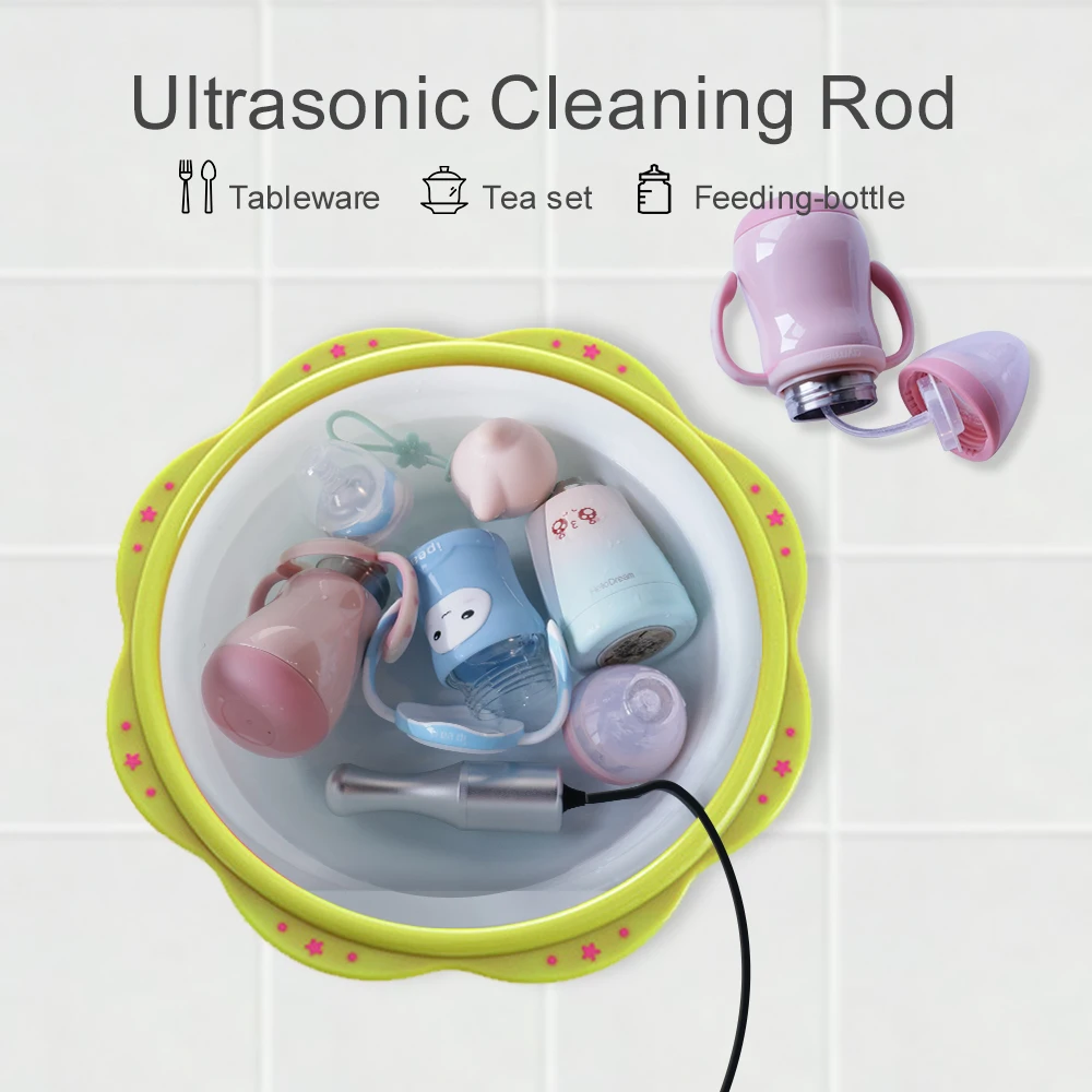 Портативная ультразвуковая Очистительная Машина для посуды чайного сервиза