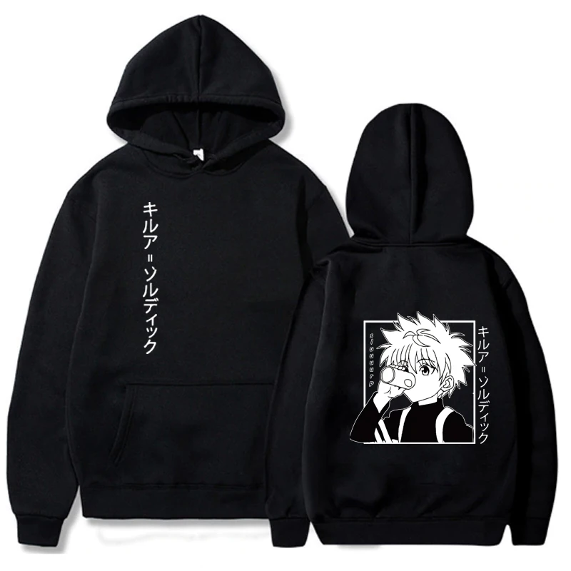 Толстовки Kawaii Hunter X для мужчин и женщин толстовка с длинным рукавом худи Killua Zoldyck