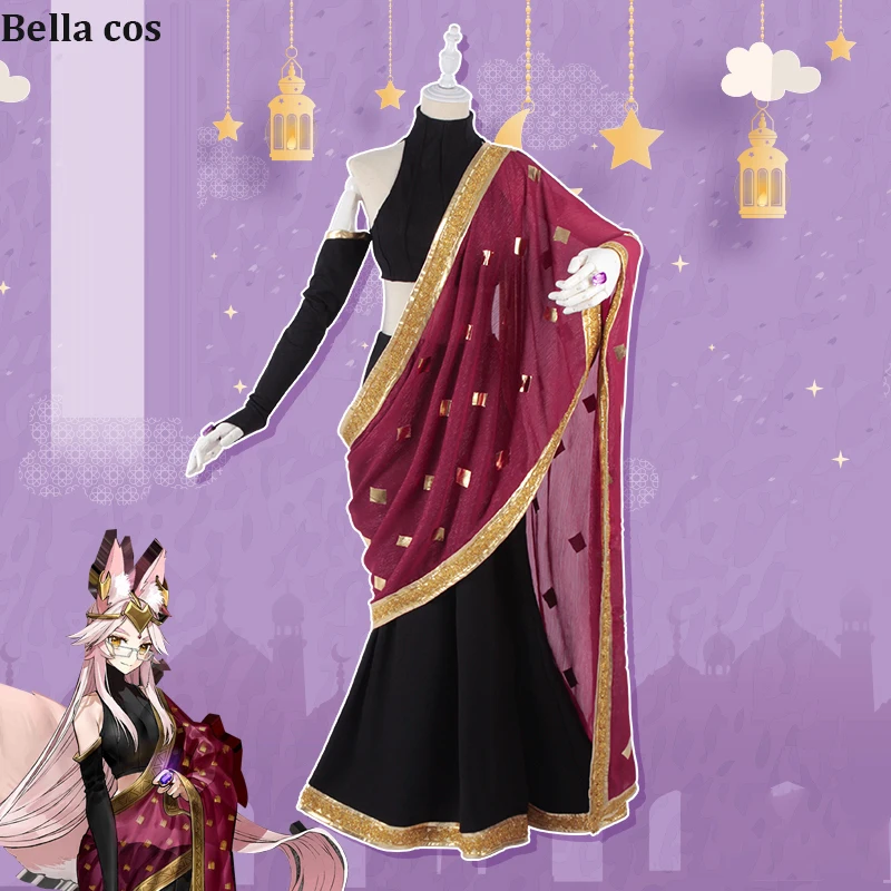 Женский костюм на Хэллоуин Fate Grand Order индийской лисы для косплея аниме|Костюмы