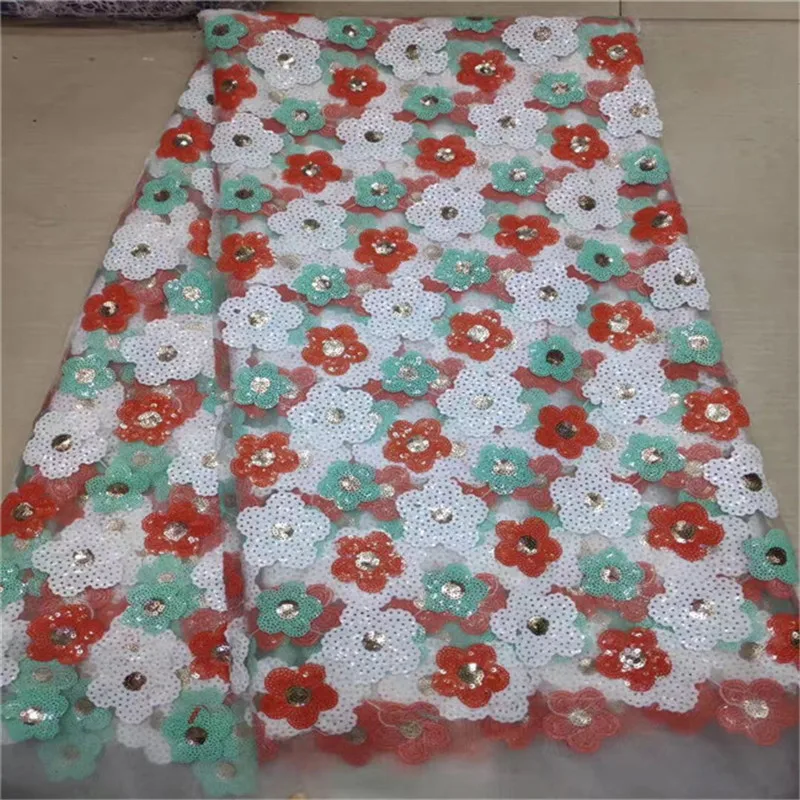 16 Хит, блестки, бархатное французское Сетчатое кружево, высокое качество, нигерийская, африканская, Тюлевая сетчатая кружевная ткань для вечернего платья, 5 ярдов/партия, черное, Серебряное - Цвет: 16