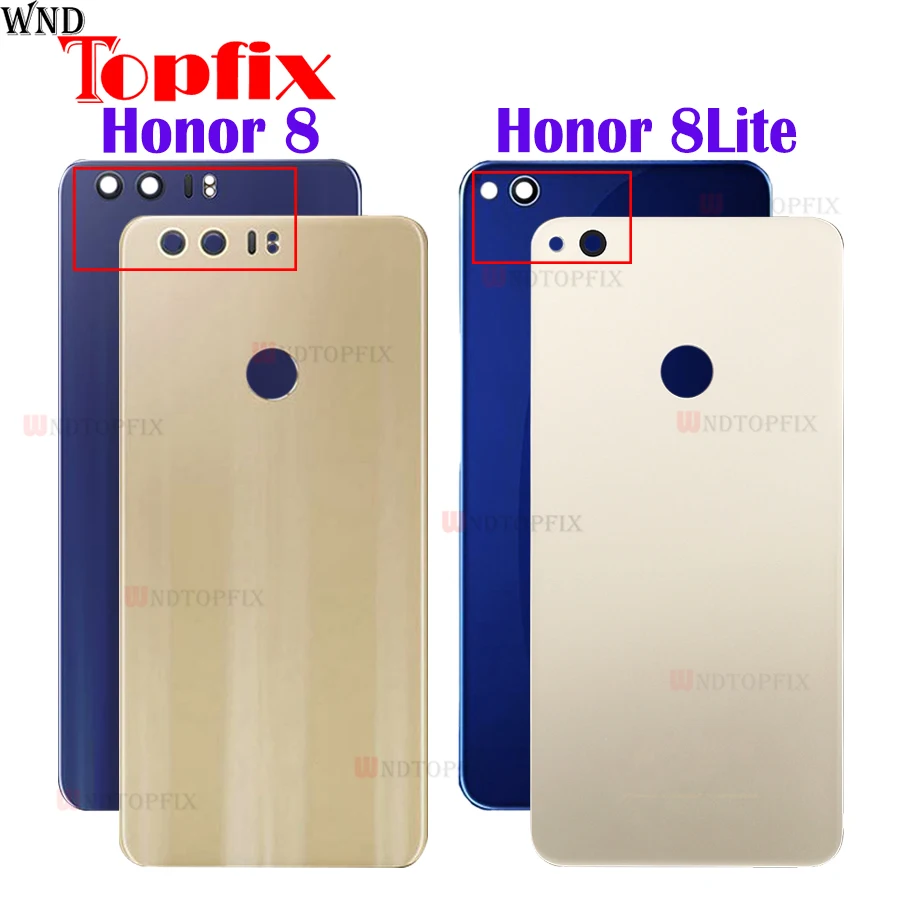 Новинка задняя крышка батарейного отсека для Huawei honor 8 Lite Задняя стеклянная
