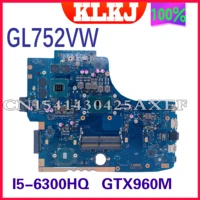 dinzi gl752vw motherboar for asus gl752vw gl752v g752v g752vw laptop motherboard i5 6300hq cpu with gtx960m gpu test work 100