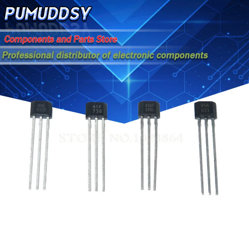 10 шт. SS40AF SS41F SS495A SS49E 40AF 41F 495A 49E высокочувствительный Датчик Холла - купить по