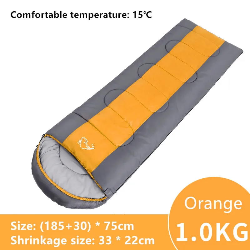 Легкий теплый и холодный уличный спальный мешок водонепроницаемое снаряжение