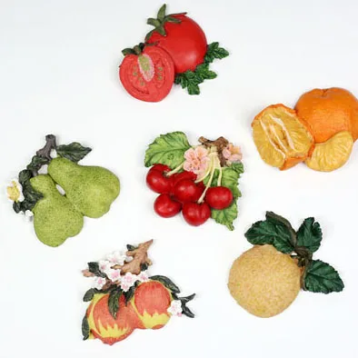 3D стерео фрукты имитации магнит на холодильник томат виноград персик ватермелом