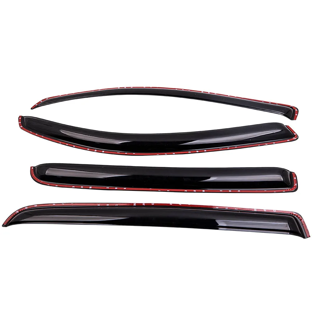 

4x Window Visor Rain Guards Vent Shade For Toyota Tacoma Double Cab 2016-2020