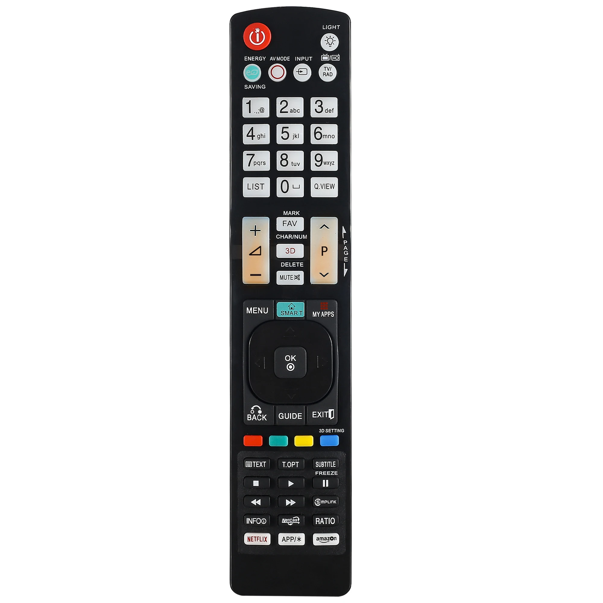 Remote Control Suitable for LG AKB74455401 32LF630V 32LF631V 32LF632V 40LF630V 40LF631V Huayu | Электроника