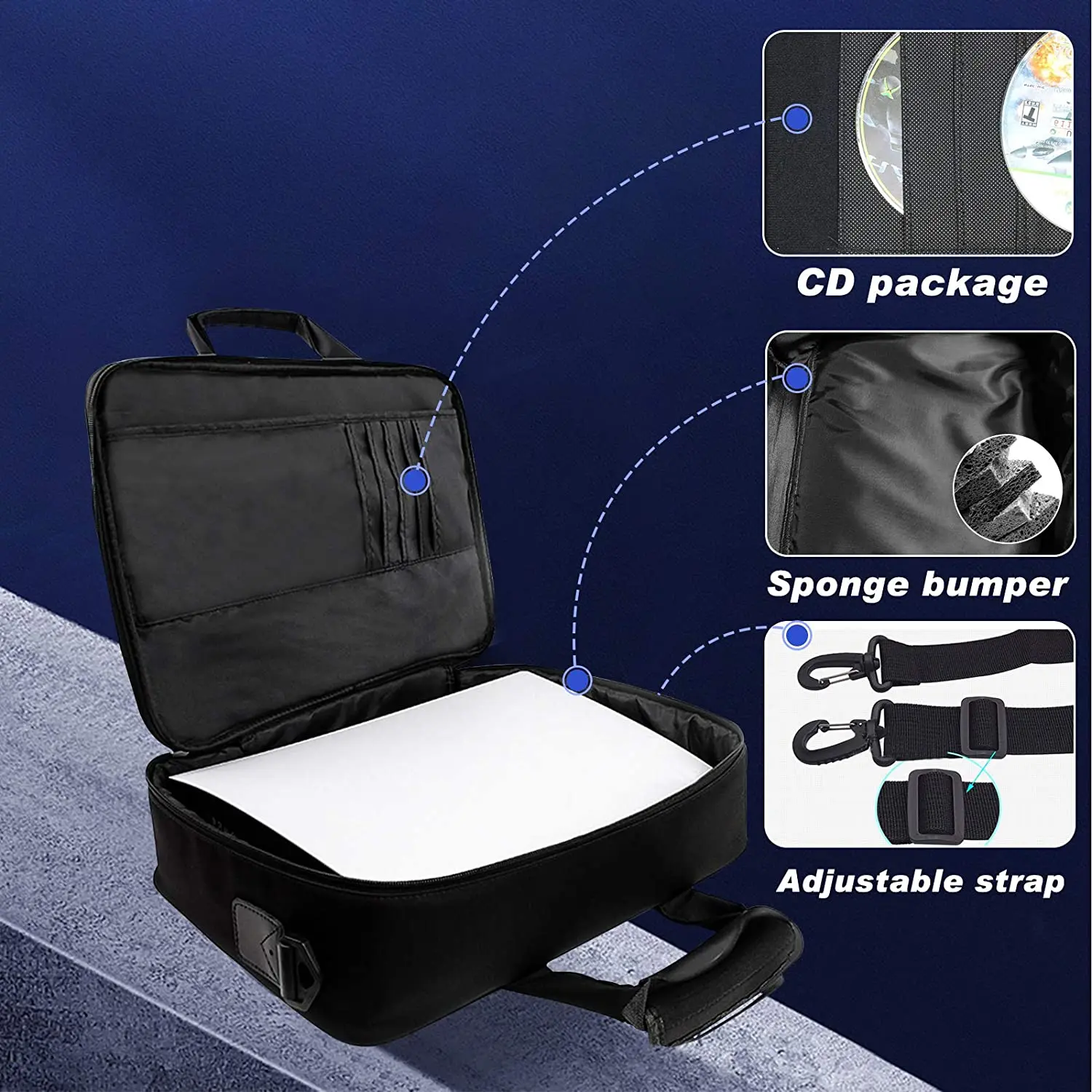 Сумка для игровой консоли PS5 оригинальный размер 5 защитная Холщовая через плечо