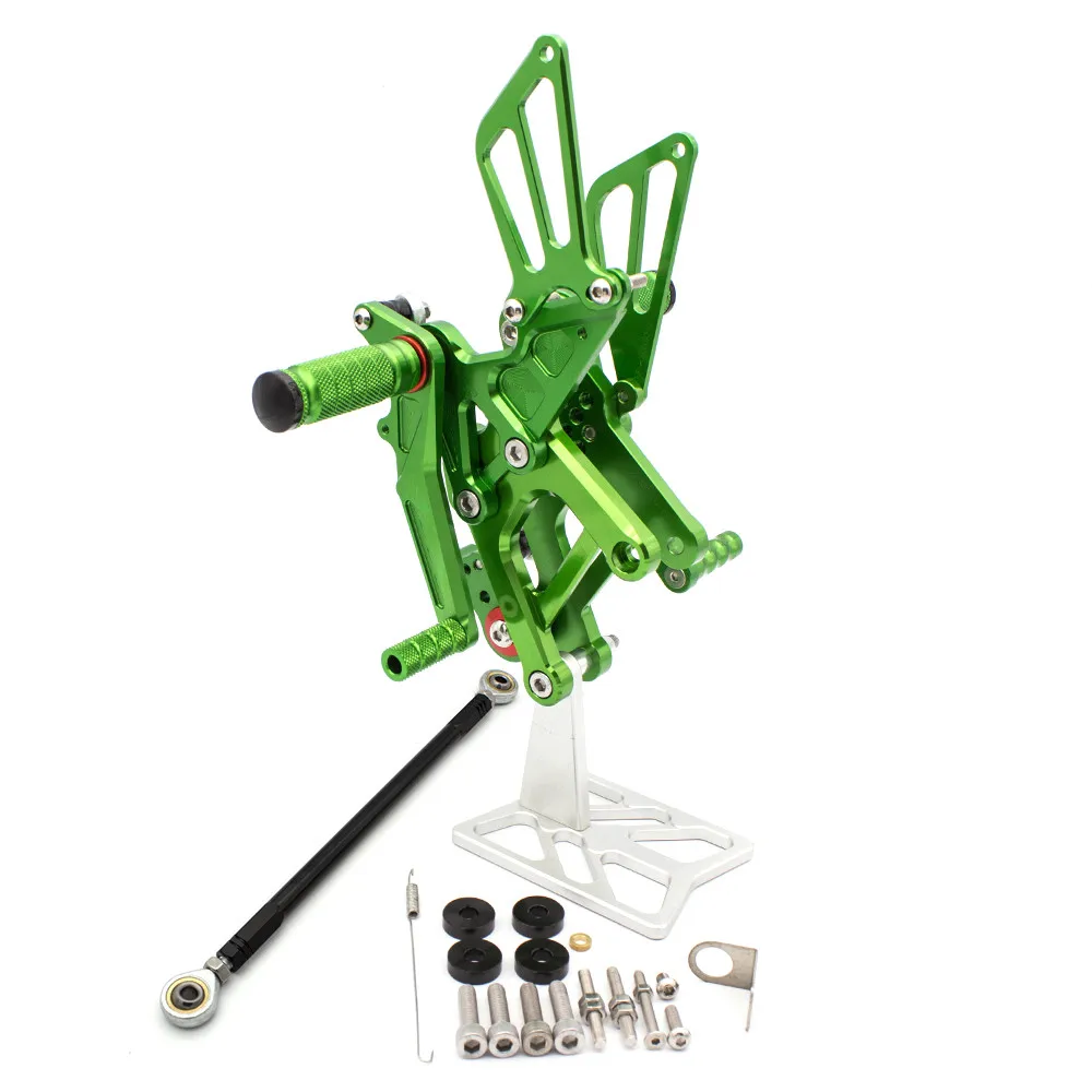 Регулируемые подножки для мотоцикла MFS черные Honda CBR150 CBR125 2011 2012 2013 2014 2015|Подставки