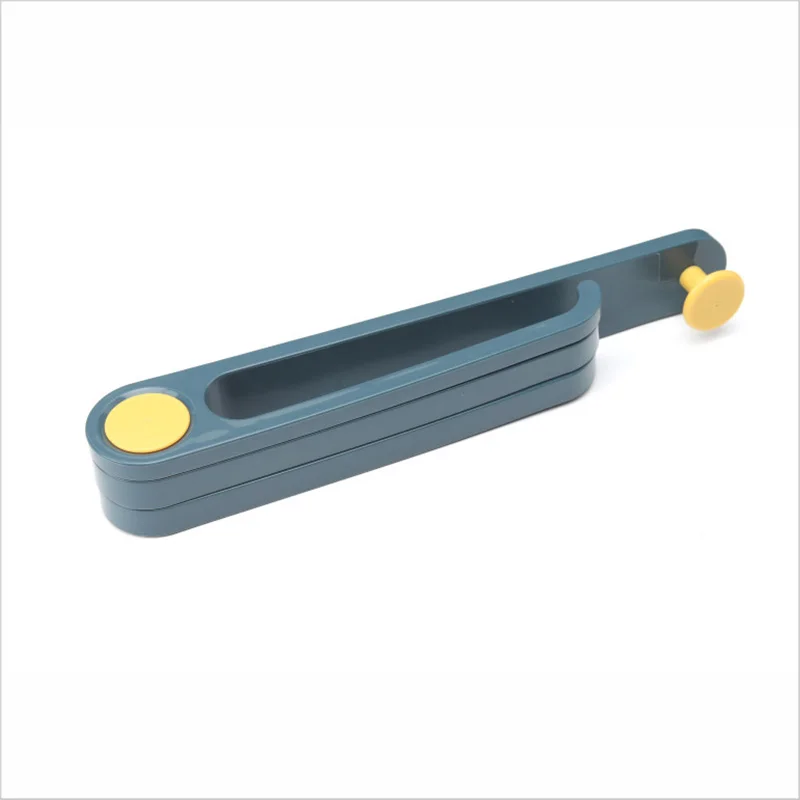 

1 Piece Of Folding Three-Bar Rotating Towel Hanger Towel Storage Clothespin Organizer