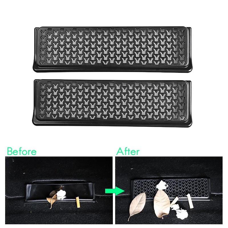 

NEW-Car Air Outlet Cover for Tesla Model Y 2020 2021 Under Seat Air Vent Anti-Blocking Dust Cover Accessories