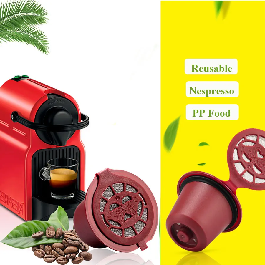 ICafilasNew многоразовый фильтр для Nespresso кофейный капсульный многоразовая ложка и