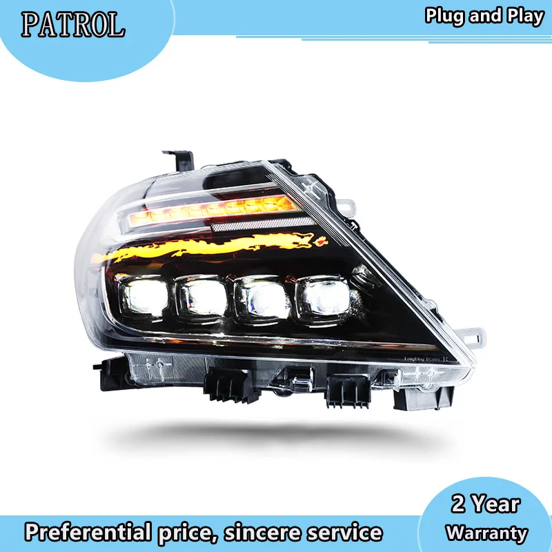 

Car Styling Headlight For Nissan Patrol headlights 2010-2019 nissan patrol Y62 Head lamp All LED headlamp+Dynamic turning