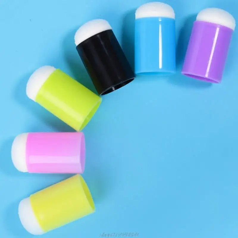 12 шт./компл. творческая губка для пальцев маленьких детей Инструменты рисования