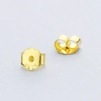 10pcs earrings back metal ear nuts stopper plug cap jewelry making diy high quality post nuts earrings handmade accessories