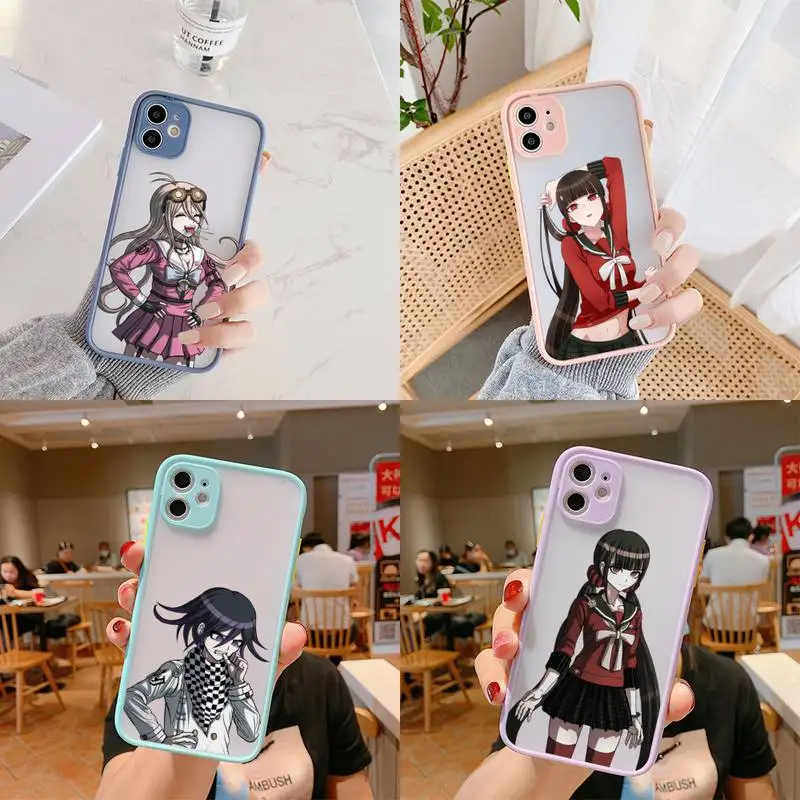 

Danganronpa V3 Phone Case Matte Bumper For iphone 12 mini 11 Pro Max X XS Max XR 7 8 Plus Cover