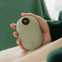 power bank 10000mah usb rechargeable portable charging hand warmer winter heating 5v 2 in 1 mini pocket powerbank for iphone mi