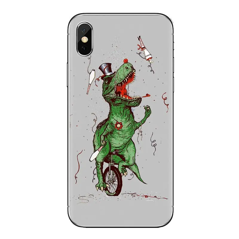 Soft Transparent Cases Covers For Samsung Galaxy J1 J2 J3 J4 J5 J6 J7 J8 Plus 2018 Prime 2015 2016 2017 kawaii Dinosaurs pattern |