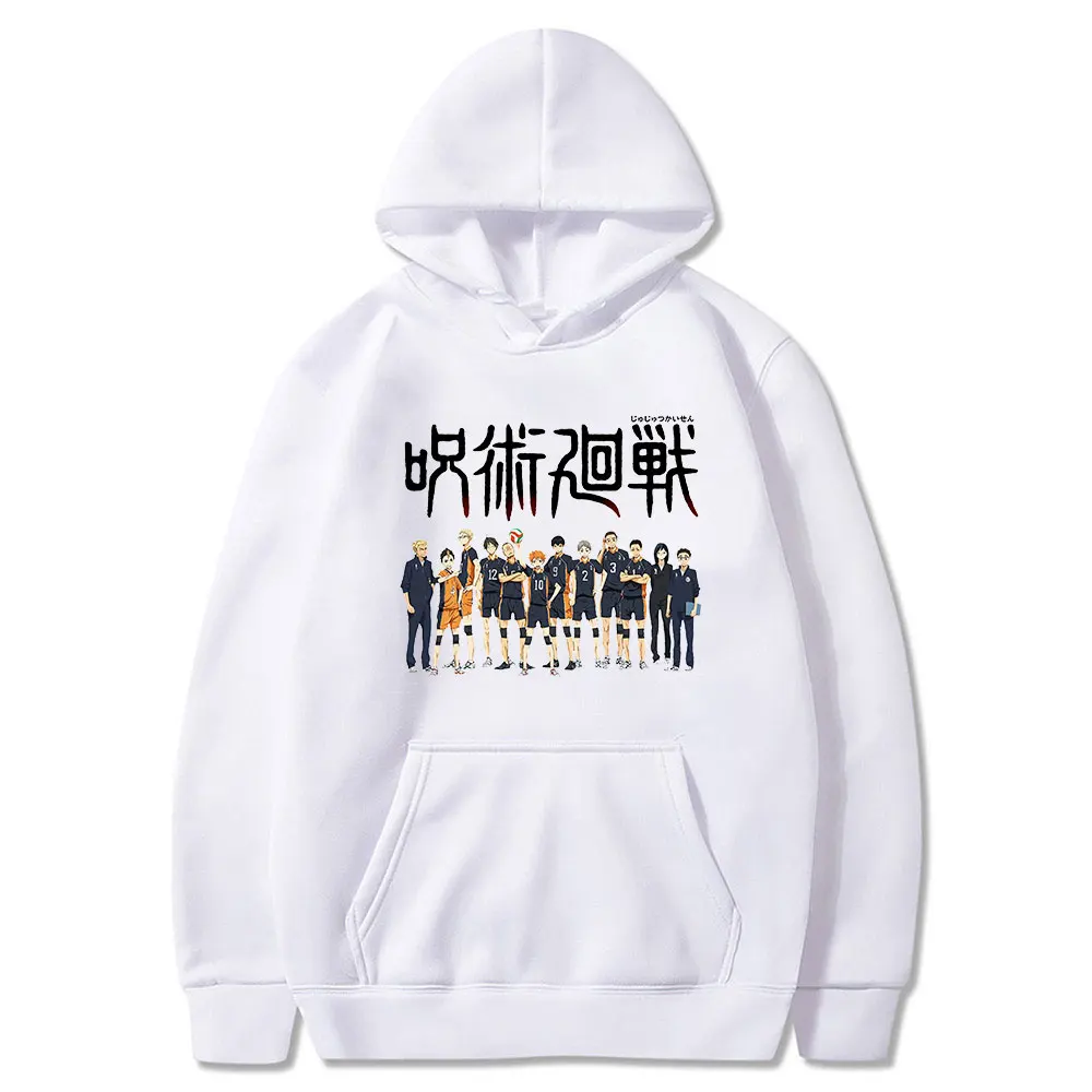 

Толстовка с капюшоном для мужчин и женщин, аниме ююютсу кайсен хайкюу, высокая яркость, Модный зимний теплый Свитшот унисекс в стиле аниме