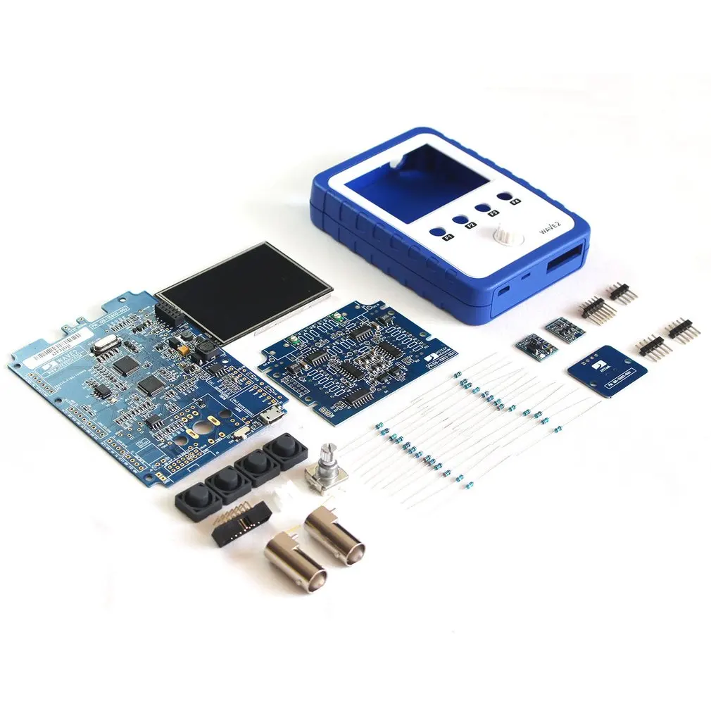 Ручной Карманный цифровой осциллограф WAVE2 2 4 дюйма сенсорный экран двухканальный