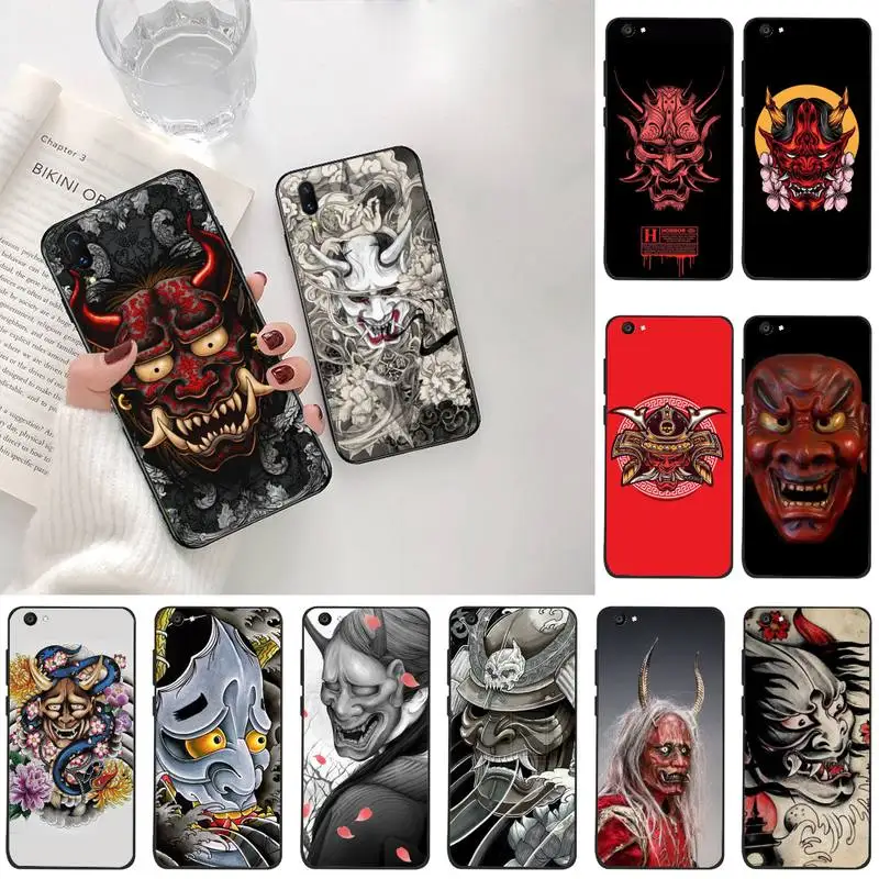 Мягкий чехол для телефона HPCHCJHM с японской маской демона Oni Hannya Vivo Y91c Y17 Y51 Y67 Y55 Y93 Y81S
