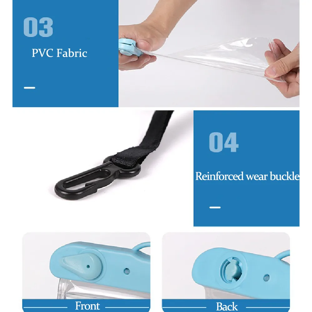 Мобильный телефон Карманный чехол сумка для дайвинга четырехсторонняя