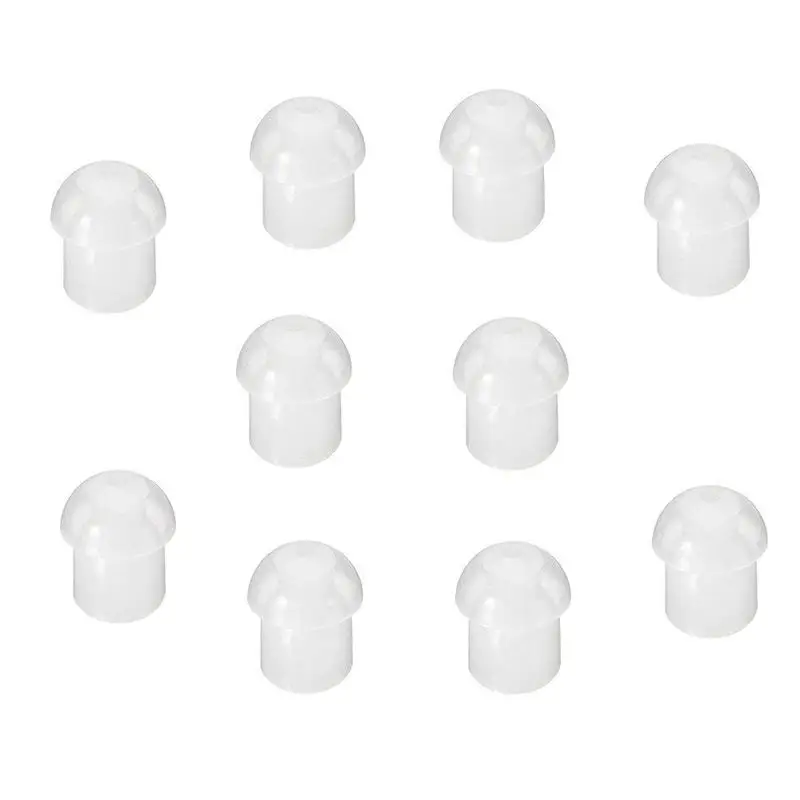 

Replacement Mushroom Earbud Ear Tips for Motorola Kenwood Two Way Radio Coil Tube o Kits /Transparent Acoustic Tube Earpiece