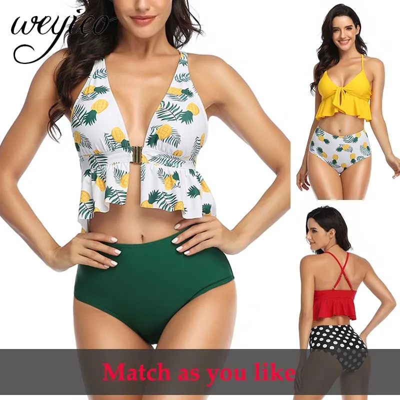 Сексуальный комплект бикини купальный костюм для женщин ретро Перекрещенные
