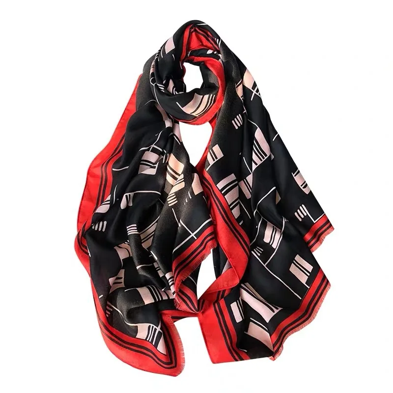

2020 fashion winter Women scarves cotton scarf New style Multicolor Print silk scarf lady Beach pashmina bandana Shawl