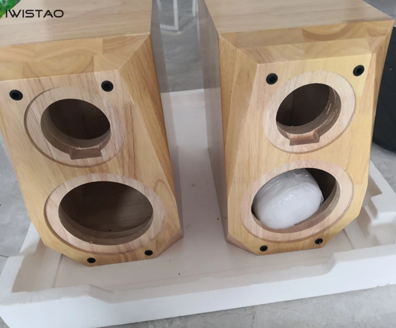 IWISTAO HIFI 2 сторонняя 6 5 дюймовая книжная полка из твердой древесины пустой шкаф для