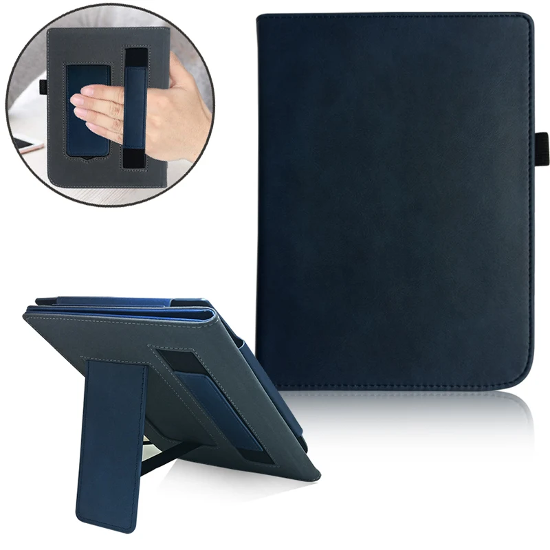 Dark blue Автоматический чехол для сна/пробуждения для PocketBook Inkpad 3 Pro 7,8-дюймовый водонепроницаемый E-reader PocketBook 740 Incpad3 переносная крышка - Цвет: Dark blue
