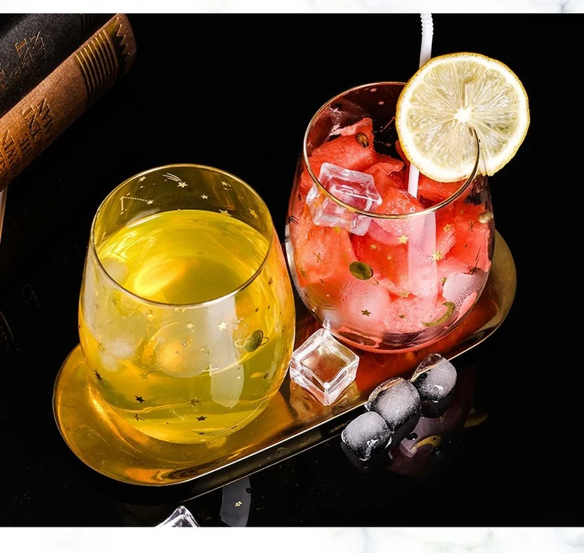 

Star Glass Cup Milk Coffee Cup High Value Phnom Penh Simple Japanese Style Female Trend Transparent Household Water Cup