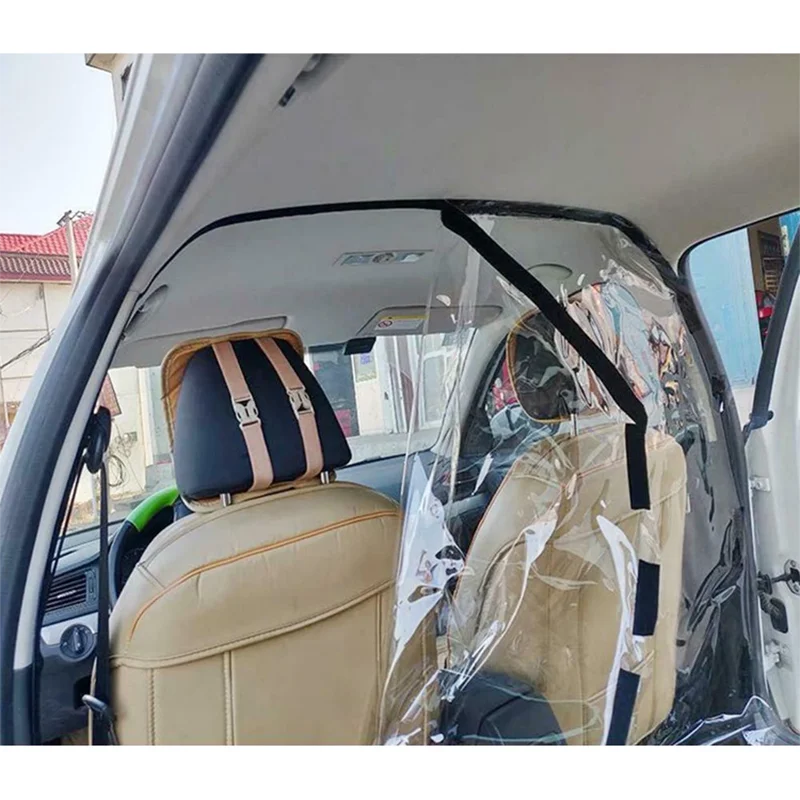 

Car Divider Film Isolation Shield Protective Taxi Uber Lyft Cab Self-adhesive Skin Care Sticker