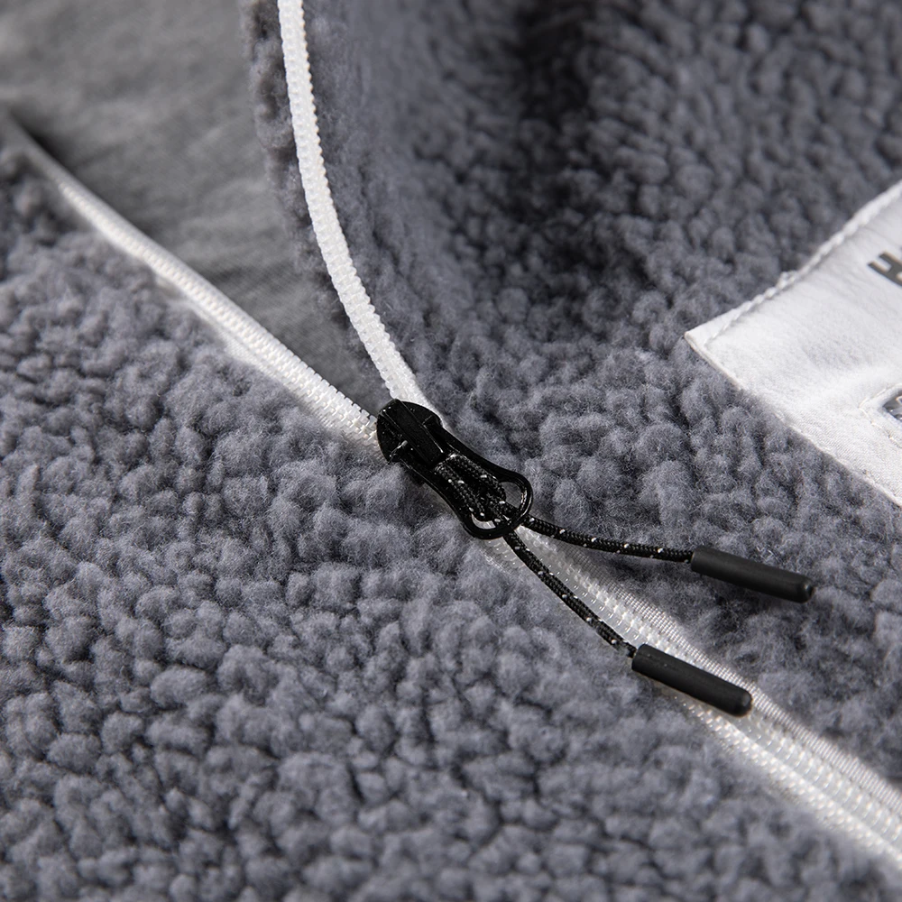 

Patchwork Teddy Sweatshirt Men 2020 Brand New Fleece Hoodie Mens Wool Zipper Jacket Winter Thick Warm Hoodies for Men Streetwear