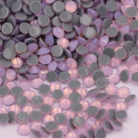 ss3 ss30 pink opal crystal hotfix rhinestone flatback glass hot fix stones for garment 3d nail art decorations