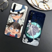 magic kaito detective conan anime phone case for xiaomi redmi note 7 8 9 t max3 s 10 pro lite coque shell cover funda