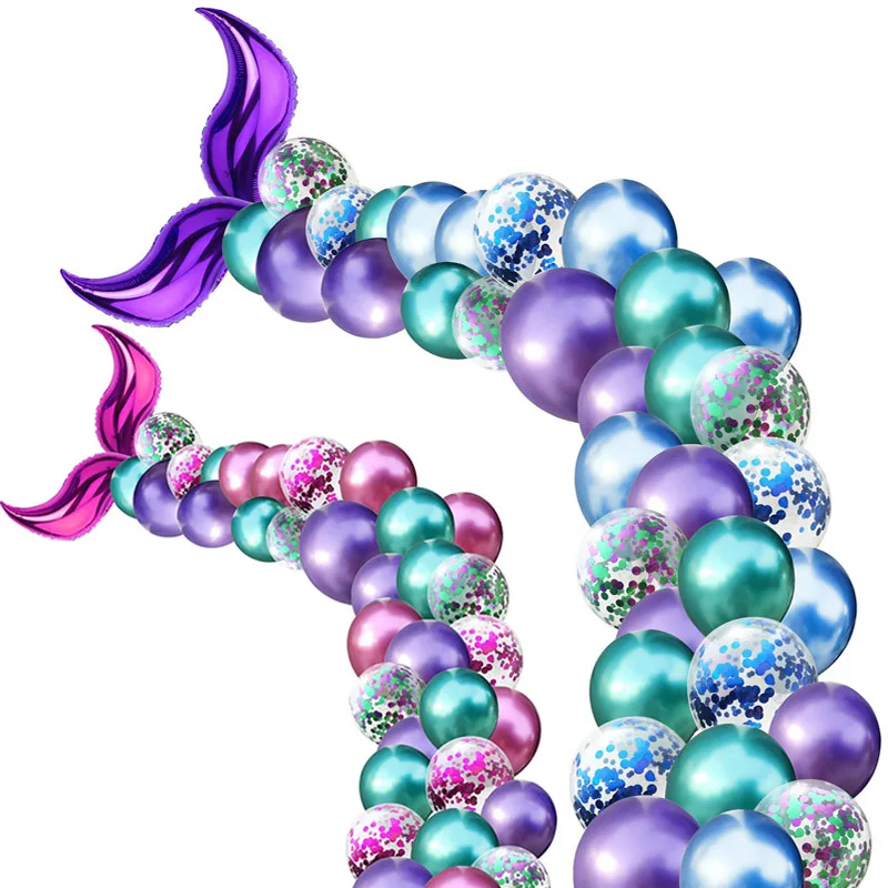

42 шт., воздушный шар «Русалочка»